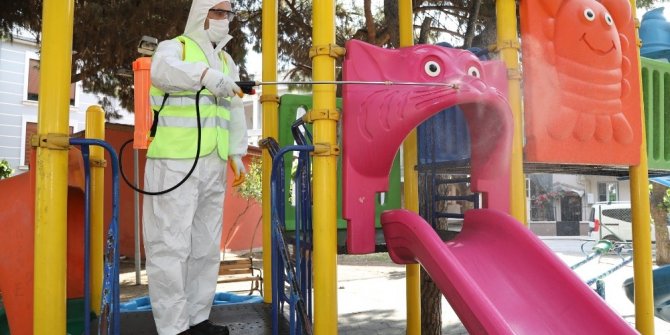Gaziemir’in parkları salgın sonrasına hazırlanıyor