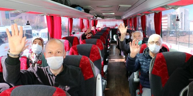 Yozgat’ta gözetim süreleri sona eren 313 kişi memleketlerine uğurlandı