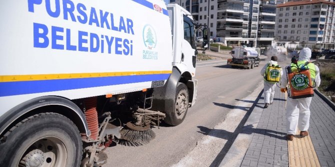 Pursaklar’ın korona virüsle mücadeledeki isimsiz kahramanları