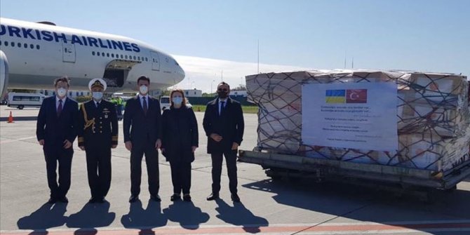 Türkiye’nin tıbbi yardım malzemeleri Ukrayna’ya ulaştı