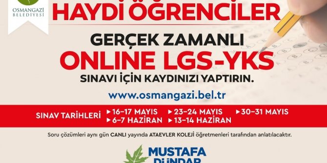 Gerçek Zamanlı Online LGS ve KYS Başlıyor