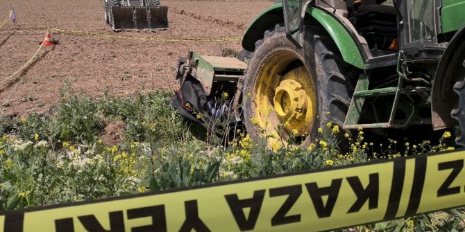 Karaman'da çapa motoru ile traktörün arasına sıkışan kişi öldü
