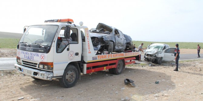 Konya'da trafik kazası: 2 yaralı