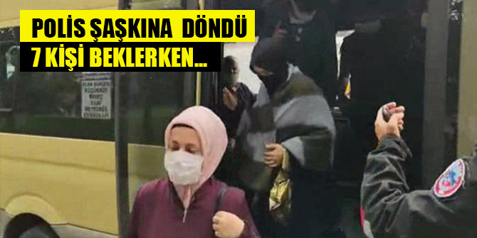 7 kişilik minibüsten 23 kişi indi! Polis şaşkına döndü
