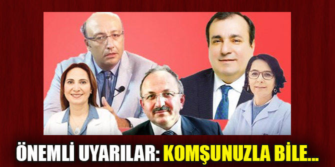 Bilim Kurulu'ndan uyarılar: Komşunuzla bile bayramlaşmayın