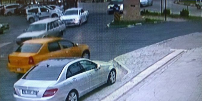 İftar saati maganda dehşeti...O anlar kamerada