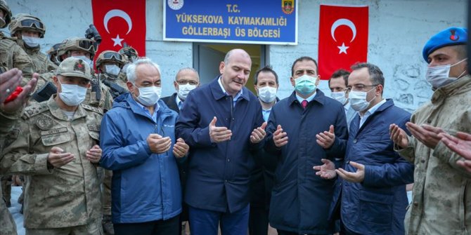 Bakanı Soylu, İkiyaka Dağları'nda üs bölgesinin açılışını yaptı