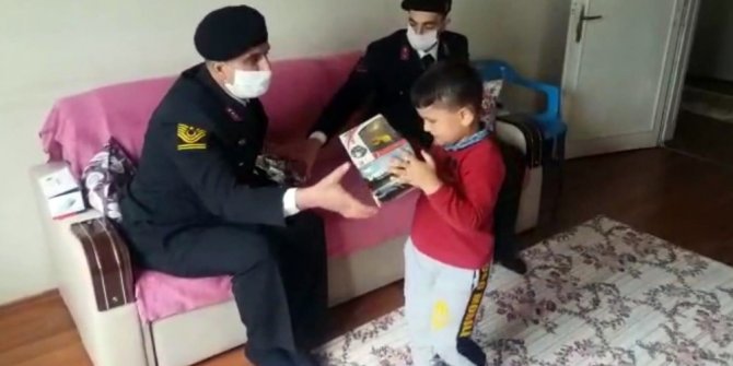Şehit çocuğunun isteği yerine getirildi