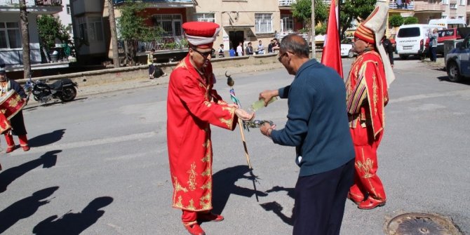 Konya'da mehterli kutlama