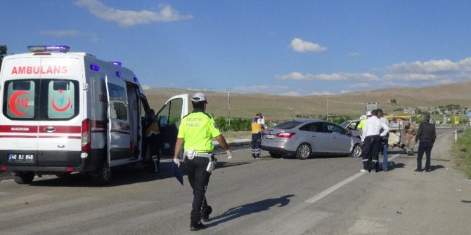 Kahramanmaraş’ta trafik kazası: 8 yaralı