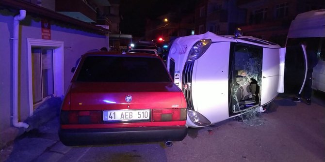 Tartıştığı kişinin üzerine otomobilini sürerken kaza yaptı!