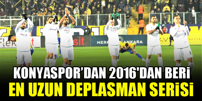 Konyaspor’dan 2016’dan beri en uzun deplasman serisi