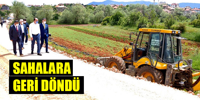 Başkan Altay sahalara geri döndü