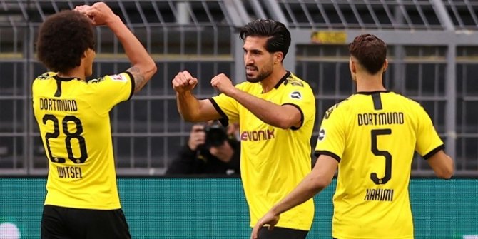 Borussia Dortmund 3 puana Emre Can'la uzandı