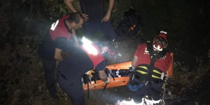 Yüksekten dereye düşen kişi yaşamını kaybetti