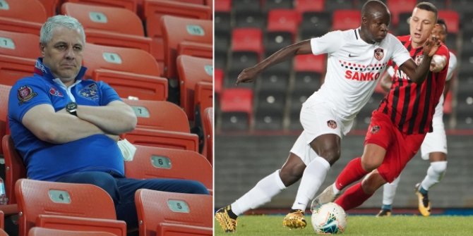Gaziantep FK'dan stadyumda antrenman maçı