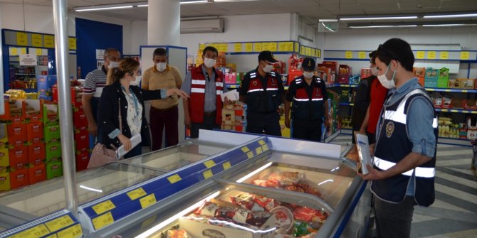 Sarayönü'nde iş yerlerinde Kovid-19 denetimi