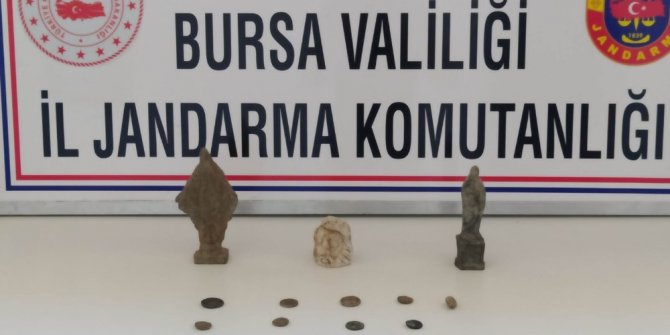 Bursa’da tarihi eser kaçakçıları suçüstü yakalandı