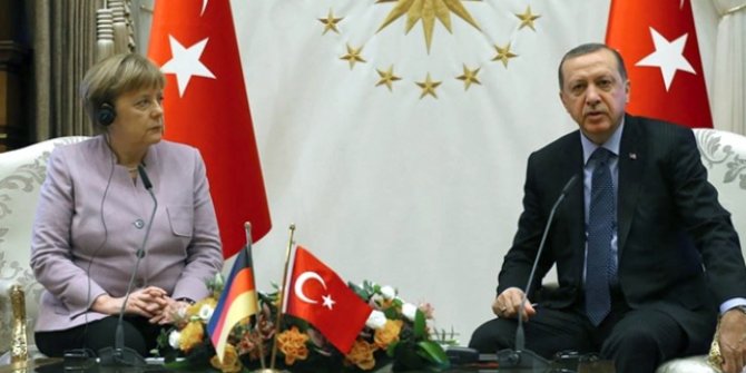 Cumhurbaşkanı Erdoğan Merkel ile görüştü