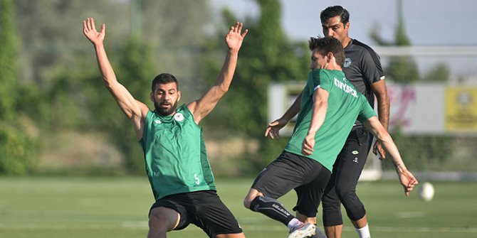 Konyaspor, Ç.Rizespor maçı hazırlıklarını sürdürdü