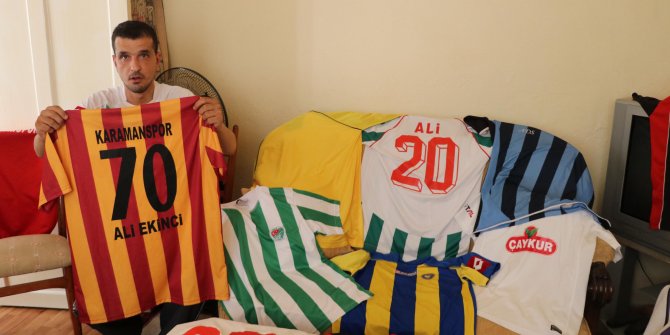Futbol aşkını koleksiyona çevirdi