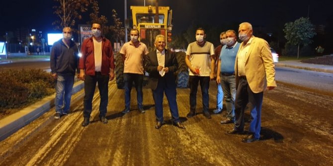 Büyükşehirden gece mesaisi