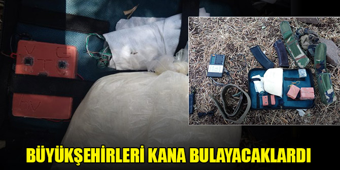Büyükşehirlere gönderilmek için hazırlanan patlayıcı ele geçirildi