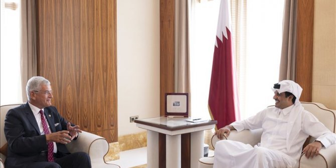 Qatar’s Emir meets UNGA president-elect