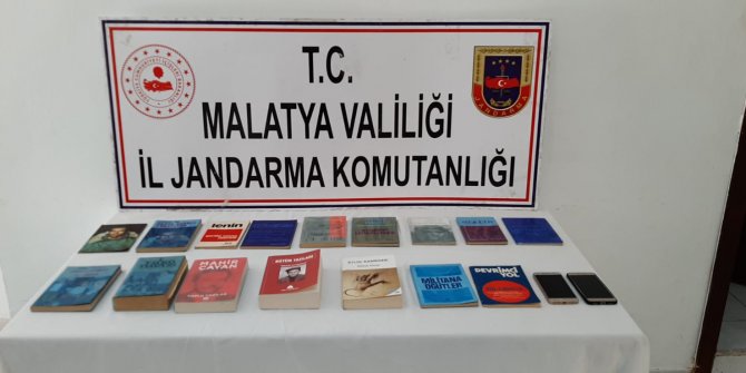 Malatya'da, terör propagandasına 2 gözaltı