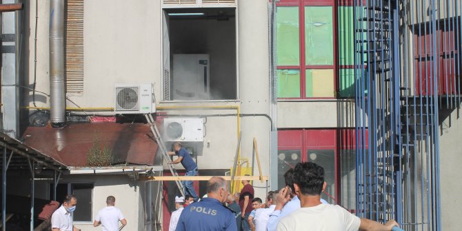 Sinop Polisevi’nde çıkan baca yangını korkuttu