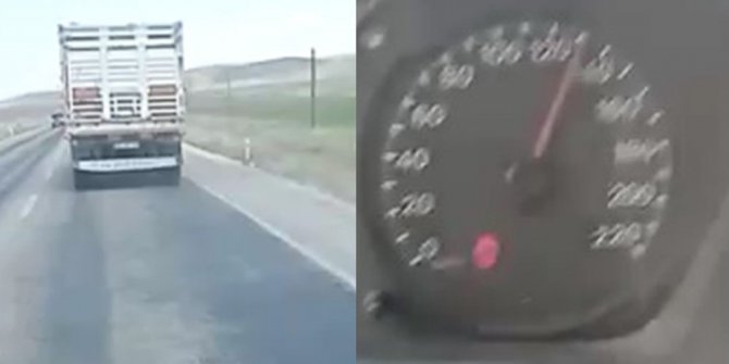 Ambulansa yol vermeyen kamyon şoförü hakkında yasal işlem
