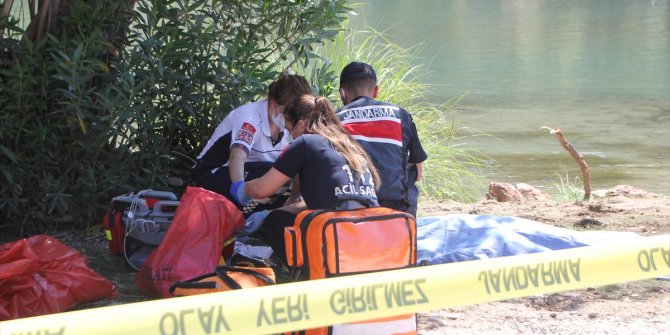Antalya'da ırmağa giren kişi boğuldu