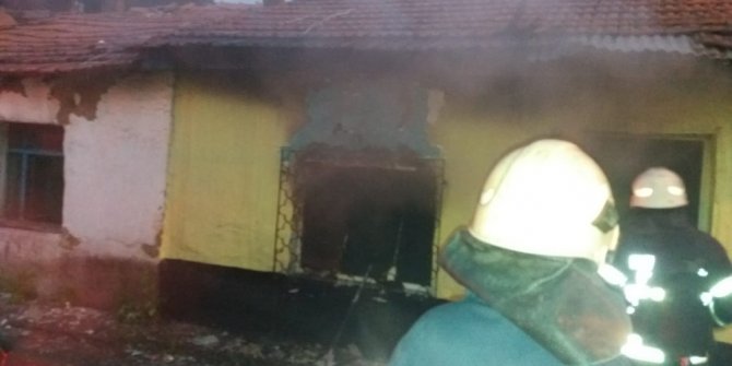 Kütahya’da ev yangını