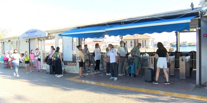 Heybeliada deniz ulaşımına kapatıldı