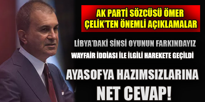 Çelik: Fransa Cumhurbaşkanı toplu mezarların üstünü örtemez