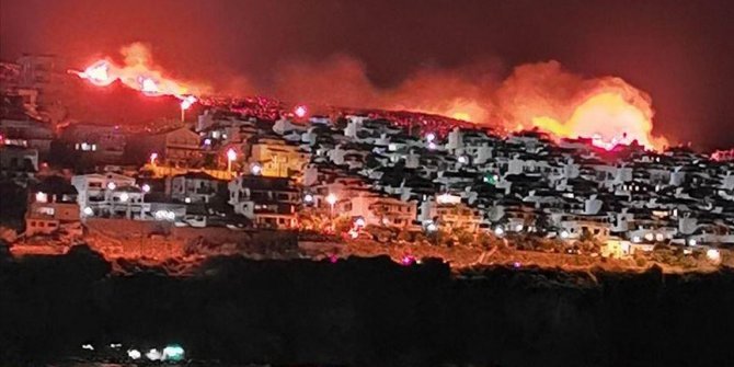 İzmir'de makilik alanda çıkan yangın kontrol altına alındı