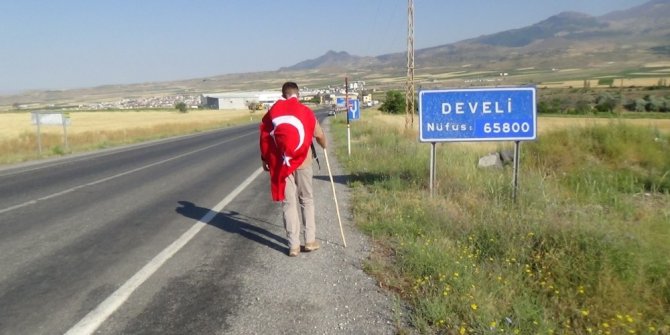 4 yıldır 47 kilometrelik yolu 251 şehit için yürüyor