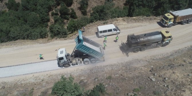 Manisa’da 5 ilçede asfalt çalışması