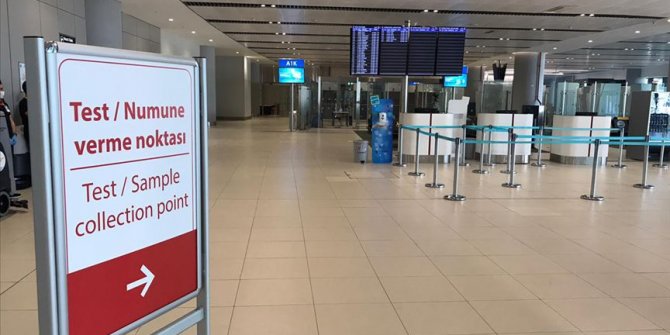 İstanbul Havalimanı'nda 1500 yolcuya koronavirüs testi yapıldı