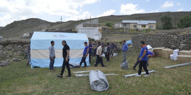 Ağrı'da sel felaketinin izleri siliniyor