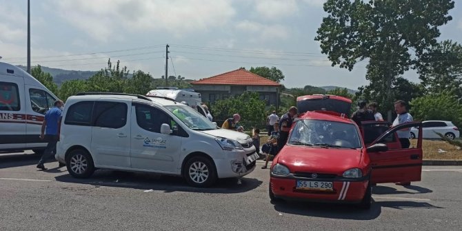 Samsun’da trafik kazası: 8 yaralı