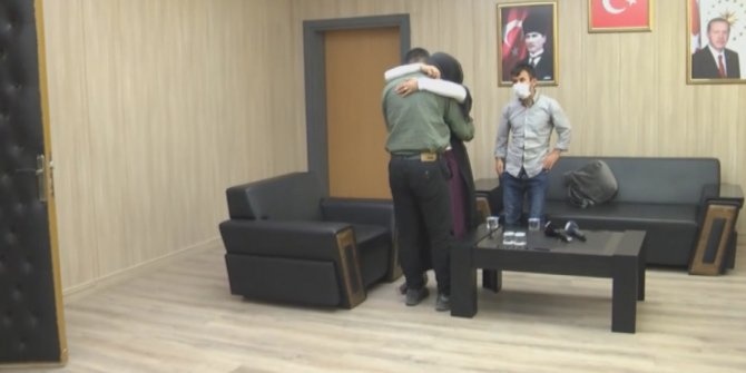 PKK'dan kaçarak teslim oldu, ailesiyle buluşturuldu