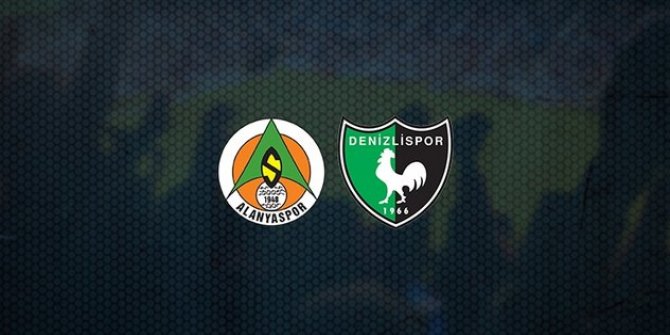 Süper Lig: Aytemiz Alanyaspor: 0 - Yukatel Denizlispor: 0 (İlk yarı)