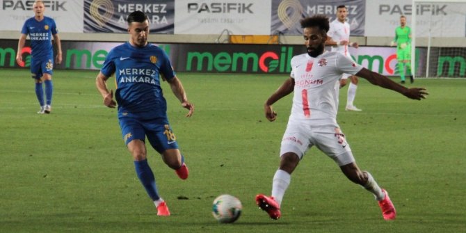 Süper Lig: MKE Ankaragücü: 0 - Fraport TAV Antalyaspor: 0 (İlk yarı)