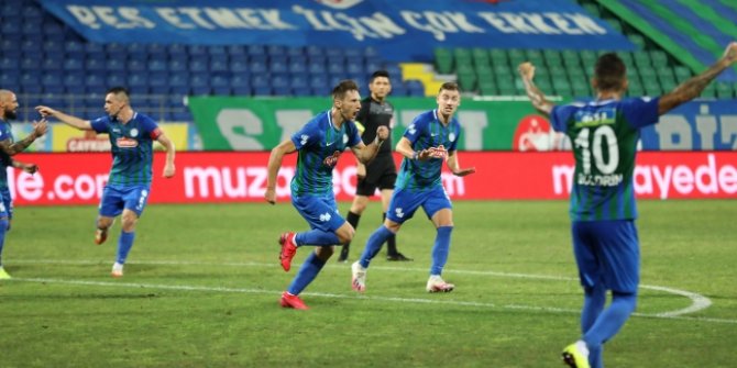 Rize’den kritik galibiyet