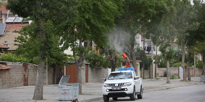 Meram Belediyesi ilaçlama çalışmalarına devam ediyor