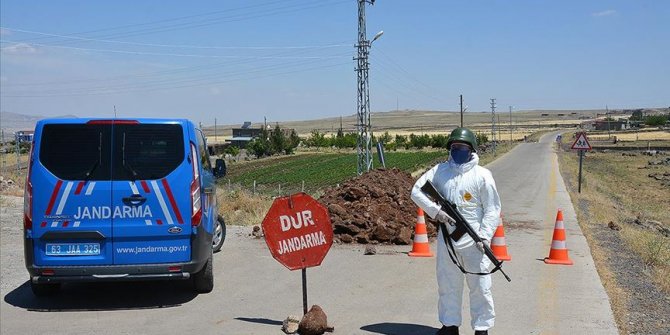 Şanlıurfa’da 102 ev karantinaya alındı