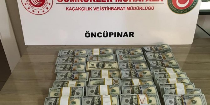 Suriye sınırında 300 bin dolar ele geçirildi