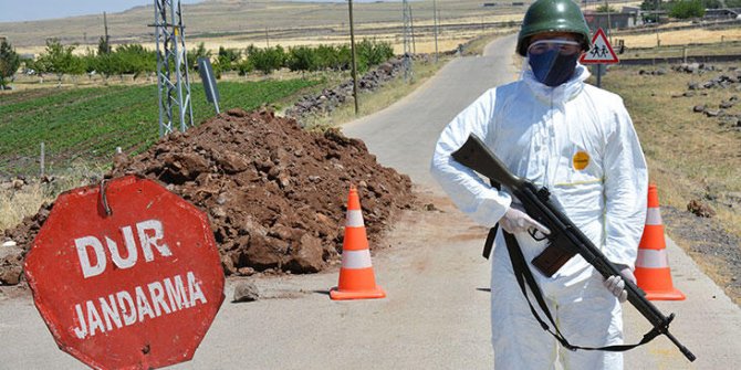 O ilde 191 ev karantinaya alındı