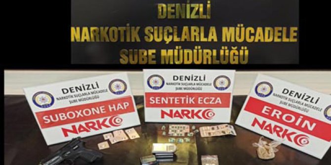 Denizli'deki uyuşturucu operasyonuna 11 tutuklama